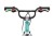 Rower woom GO 3 AUTOMAGIC metallic turquoise 04.jpg