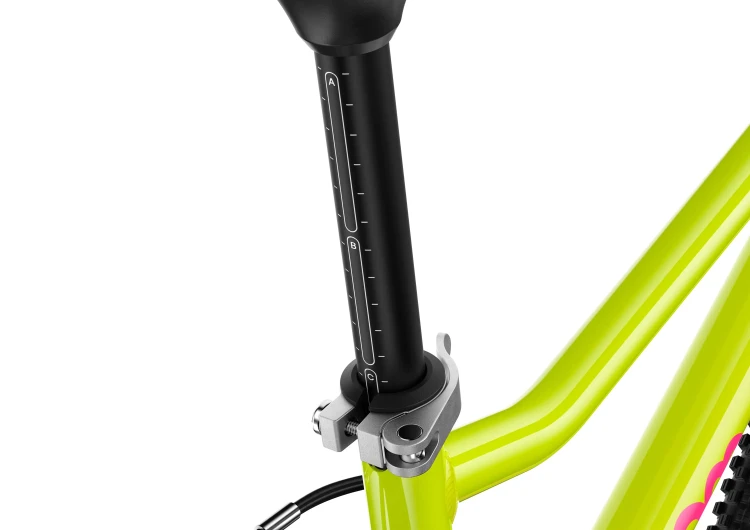 Rower-woom-GO-Neon-Lime---sztyca-3-4.webp