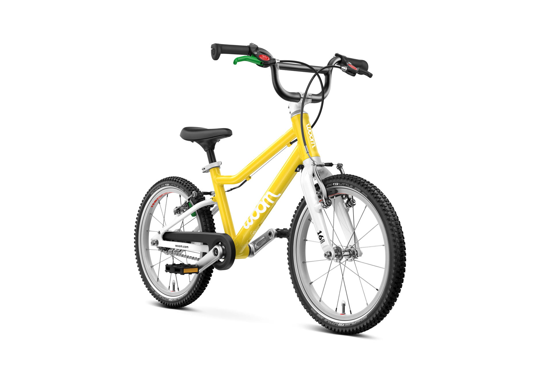 Woom GO 3 AUTOMAGIC vibrant yellow rower dla dzieci 16